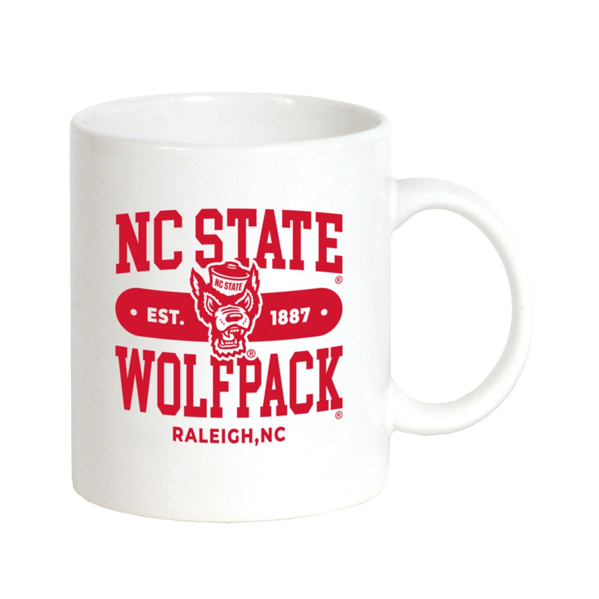 WHITE MUG 11 OZ. - NCST/WP/WLFHD